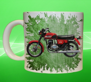 hrnek s motorkou ČZ 175 I