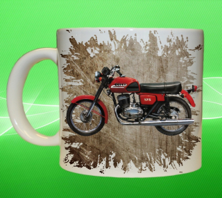 hrnek s motorkou ČZ 175 II