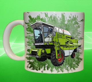 hrnek s kombajnem Claas Dominator 76 I