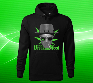 Moon River Cannabis Breaking Weed mikina s kapucí černá