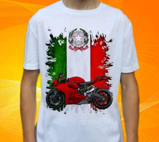 tričko s motorkou Ducati II