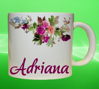 Moon River ADRIANA hrnek se jménem objem 330 ml