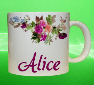 Moon River ALICE hrnek se jménem objem 330 ml