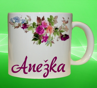 Moon River ANEŽKA hrnek se jménem objem 330 ml