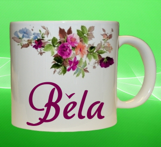 Moon River BĚLA hrnek se jménem objem 330 ml