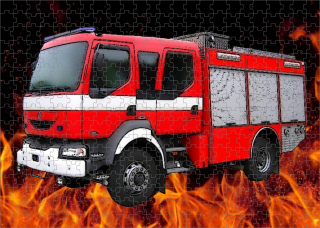 puzzle hasiči Renault MIDLUM 4x4