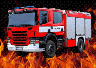 puzzle hasiči SCANIA CAS 20