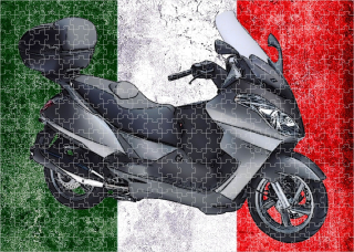puzzle s motorkou Aprilia Atlantic 500