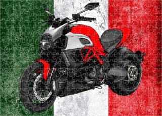 puzzle s motorkou Ducati 1