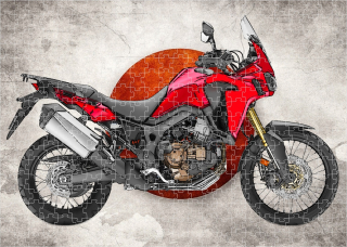 puzzle s motorkou HONDA Africa Twin