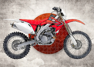 puzzle s motorkou HONDA CRF450X