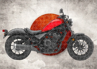puzzle s motorkou HONDA REBEL 500