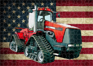 puzzle s traktorem CASE IH STX 440