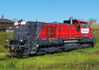 puzzle s lokomotivou 741 716