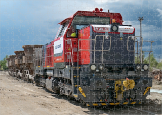 puzzle s lokomotivou 741 719-9 I