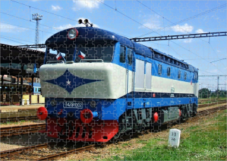puzzle s lokomotivou T478