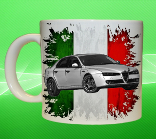 Moon River Alfa Romeo 159 stříbrná hrnek