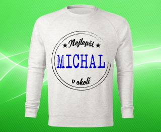 pánská mikina se jménem MICHAL