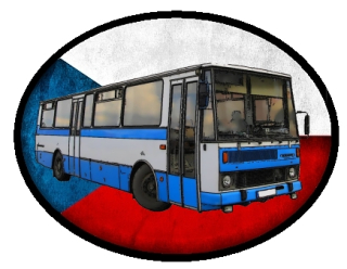 nášivka s autobusem KAROSA C734