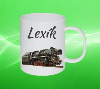 Plastový hrneček lokomotiva s vlastním jménem 2