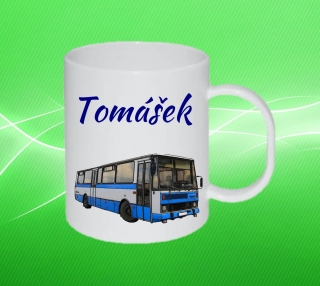 Plastový hrneček autobus s vlastním jménem 1