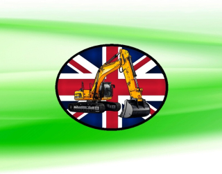 nášivka s bagrem JCB JS290