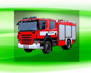 SCANIA CAS 20 DTF nažehlovačka 10x6cm