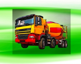 DAF CF nažehlovačka 10x6 cm