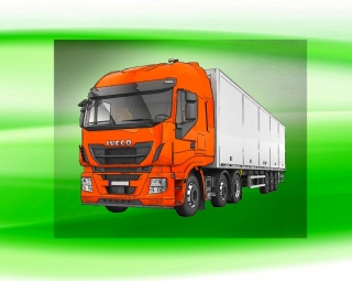 Iveco Stralis 500 nažehlovačka 10x7 cm